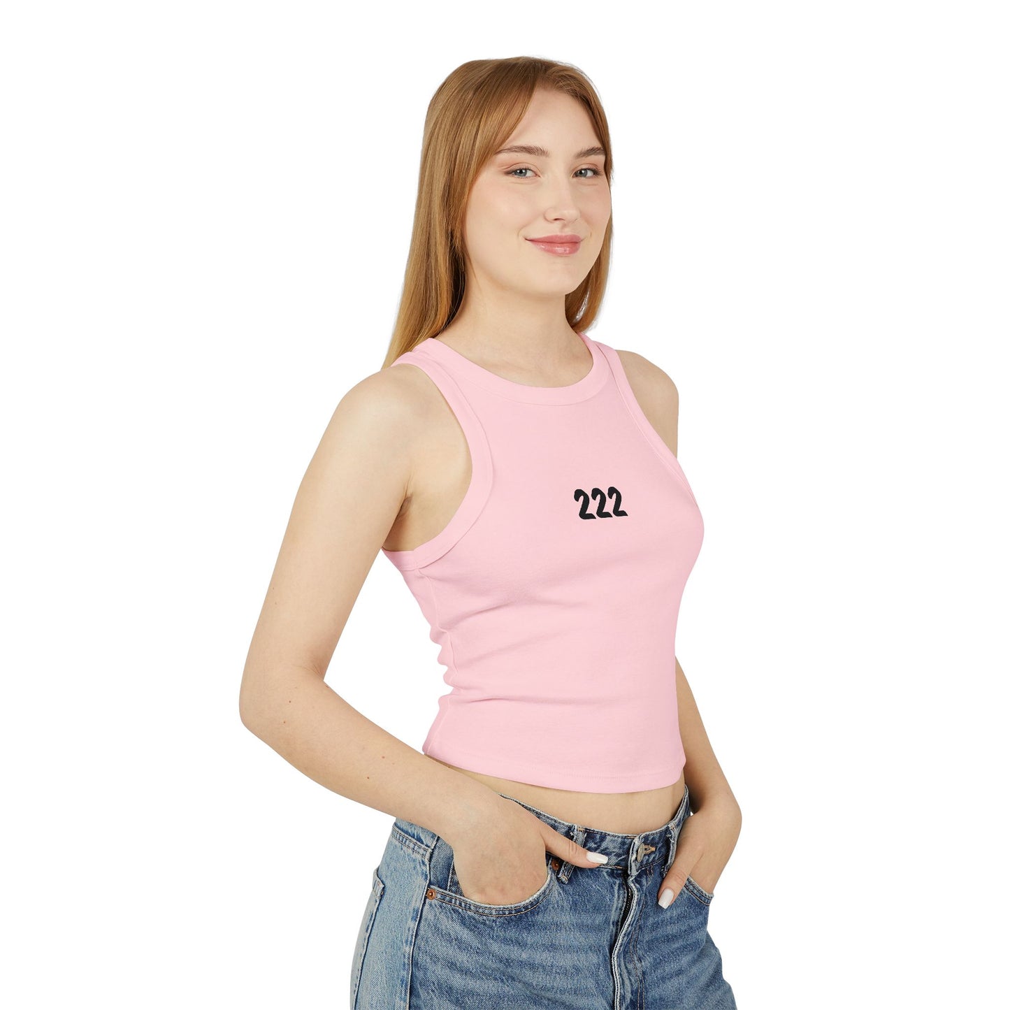 Women's Micro Rib Racer Tank Top